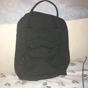 Mini black FJALLRAVEN KANKEN backpack